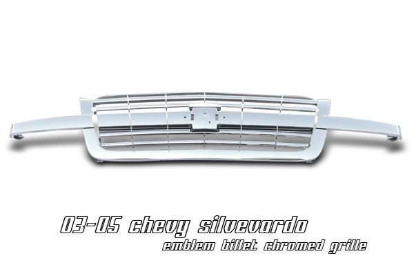 OptionRacing - Chevrolet Silverado Option Racing Emblem Billet Grille - 65-15121