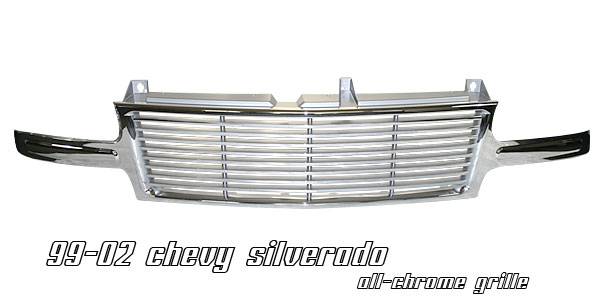 OptionRacing - Chevrolet Silverado Option Racing Billet Grille - 65-15130