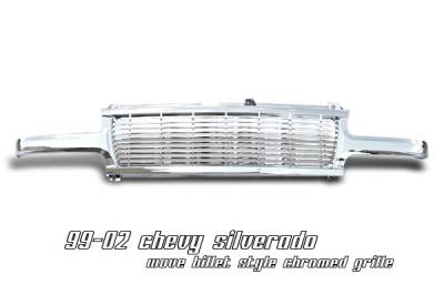 OptionRacing - Chevrolet Silverado Option Racing Wave Billet Grille - 65-15133
