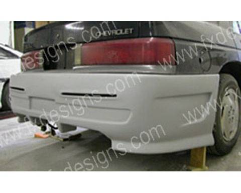 FX Designs - Chevrolet Corsica FX Design Xtreme Style Rear Bumper Cover - FX-1046