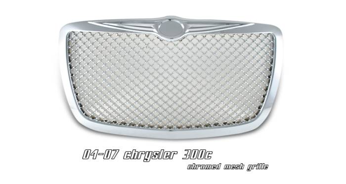 OptionRacing - Chrysler 300 Option Racing Diamond Grille - 65-16136