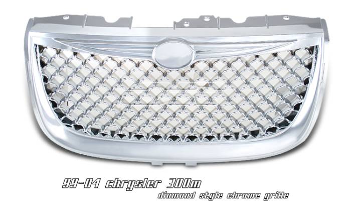 OptionRacing - Chrysler 300 Option Racing Diamond Grille - 65-16141