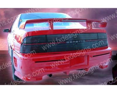 FX Designs - Chevrolet Beretta FX Design Xtreme Style Rear Bumper Cover - FX-937