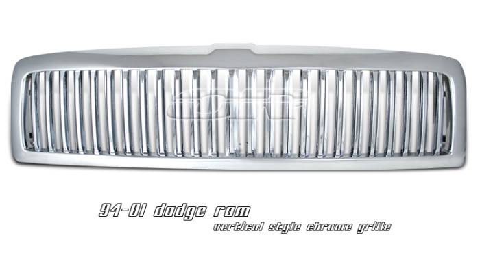 OptionRacing - Dodge Ram Option Racing Vertical Grille - 65-17159