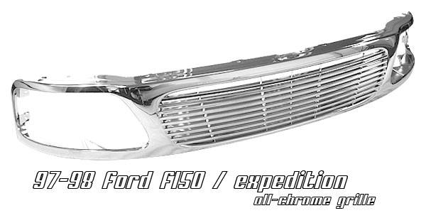 OptionRacing - Ford F150 Option Racing Billet Grille - 65-18171