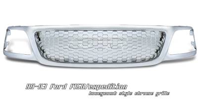 OptionRacing - Ford F150 Option Racing Honeycomb Grille - 65-18173