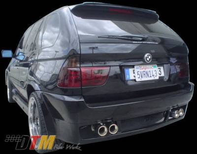 DTM Fiberwerkz - BMW X5 DTM Fiberwerkz M5 Style Rear Bumper - X5 E53 M5 St