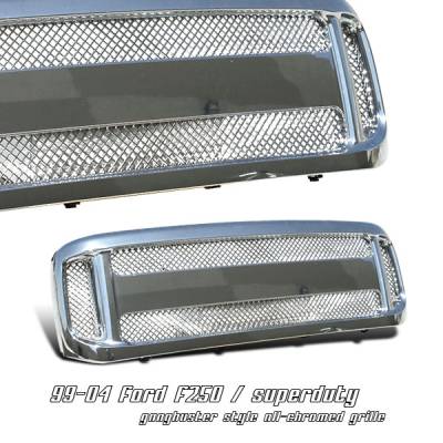 OptionRacing - Ford Superduty Option Racing Gangbuster Grille - 65-18183