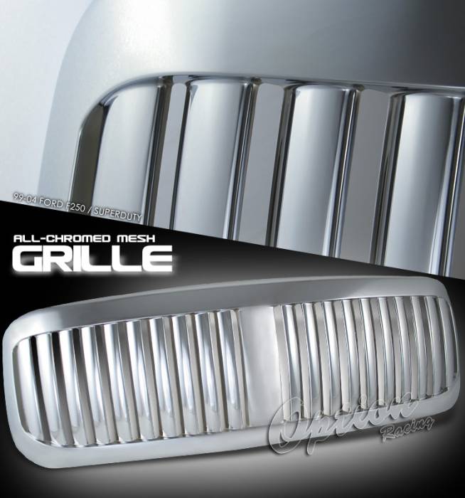 OptionRacing - Ford F250 Option Racing Vertical Grille - 65-18185