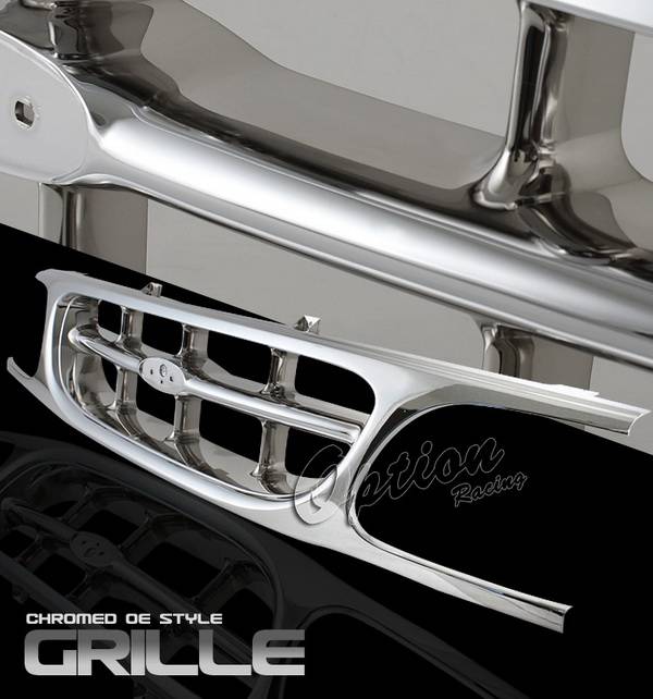 OptionRacing - Ford Explorer Option Racing Chrome Grille - OEM Style - 65-18335
