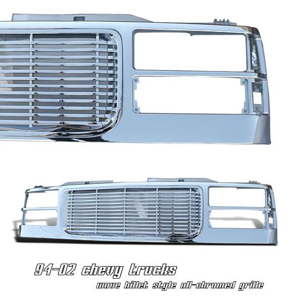 OptionRacing - GMC CK Truck Option Racing Wave Billet Grille - 65-19194