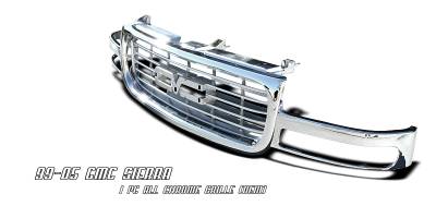 OptionRacing - GMC Sierra Option Racing OEM Grille - 65-19200