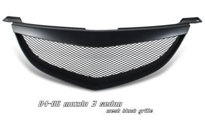 OptionRacing - Mazda 3 Option Racing Steel Mesh Grille - 65-31211