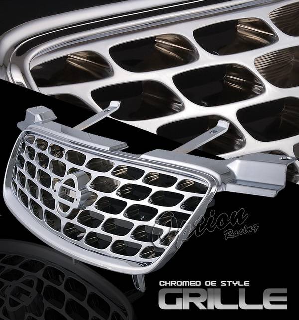 OptionRacing - Nissan Sentra Option Racing Chrome Grille - OEM Style - 65-36333