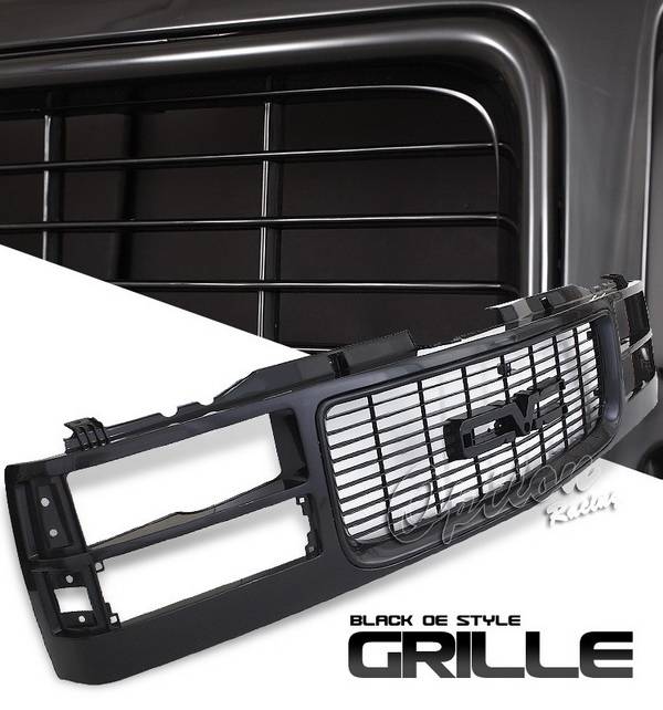 OptionRacing - GMC CK Truck Option Racing Black Grille - OEM Style - 80-15120