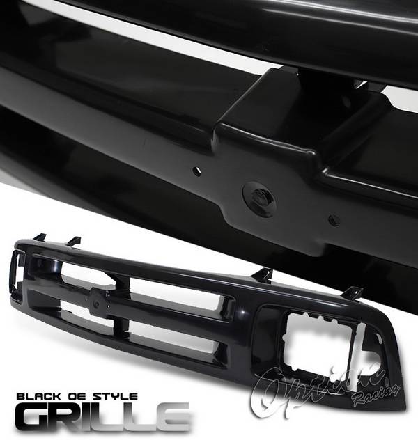 OptionRacing - Chevrolet S10 Option Racing Black Grille - OEM Style - 80-15122