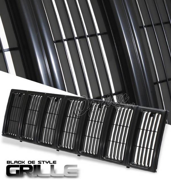 OptionRacing - Jeep Cherokee Option Racing Black Grille - OEM Style - 80-26113