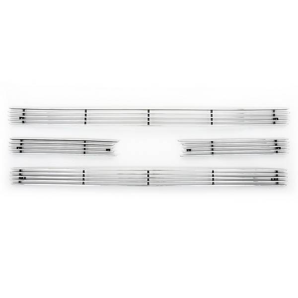 Pilot - Chevrolet Silverado Pilot Cut-Away Billet Grille - Set - BG-104