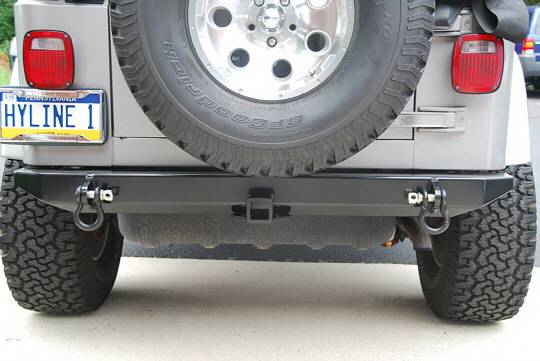 Hyline Offroad - Jeep Wrangler Hyline Standard Rear Bumper Assembly - TJ-YJ-20SRB