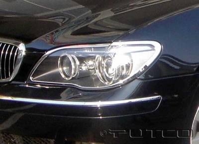 Putco - BMW 7 Series Putco Headlight Covers - 401218