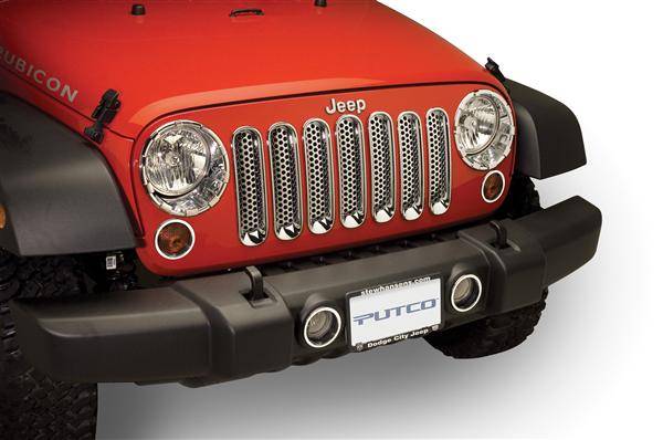 Putco - Jeep Wrangler Putco Foglight Cover - 401265