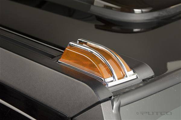 Putco - Hummer H2 Putco Chrome Trim Roof Light Covers - 405236