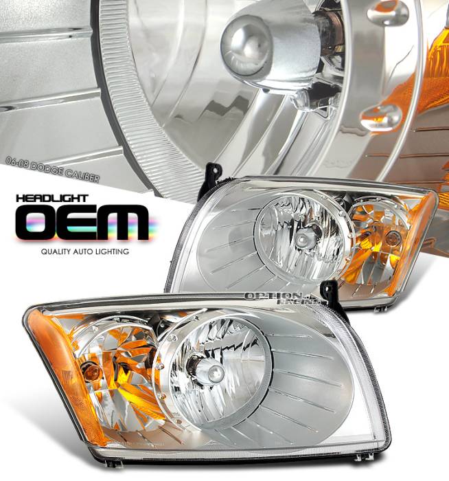 OptionRacing - Dodge Caliber Option Racing Headlight - 10-17141