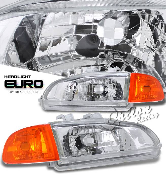 OptionRacing - Honda Civic Option Racing Headlight - 10-20194