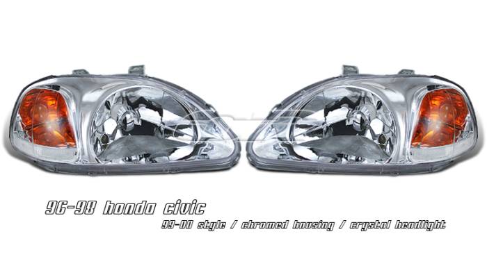 OptionRacing - Honda Civic Option Racing Headlight - 10-20216