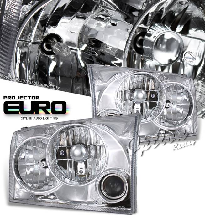 OptionRacing - Ford Superduty Option Racing Projector Headlight - 11-18154