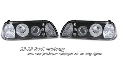 OptionRacing - Ford Mustang Option Racing Projector Headlight - 11-18162