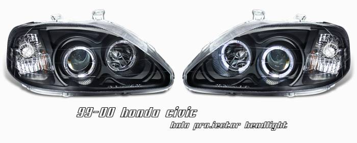 OptionRacing - Honda Civic Option Racing Projector Headlight - 11-20197