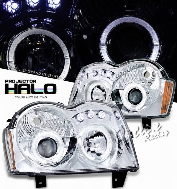 OptionRacing - Jeep Grand Cherokee Option Racing Projector Headlight - 11-26302