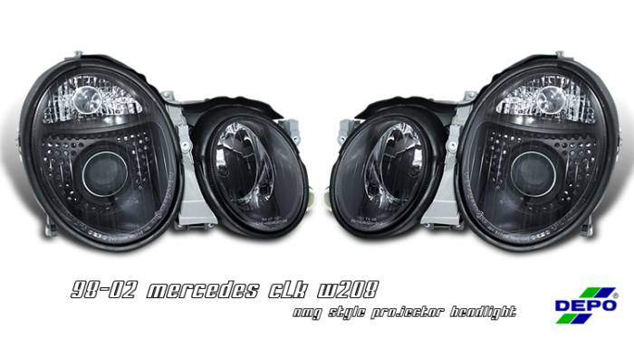 OptionRacing - Mercedes-Benz CLK Option Racing Projector Headlight - 11-32213
