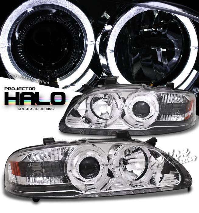 OptionRacing - Nissan Sentra Option Racing Projector Headlight - 11-36307