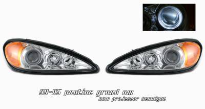 OptionRacing - Pontiac Grand Am Option Racing Projector Headlight - 11-37251