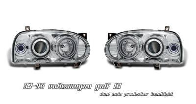 OptionRacing - Volkswagen Golf Option Racing Projector Headlight - 11-45260