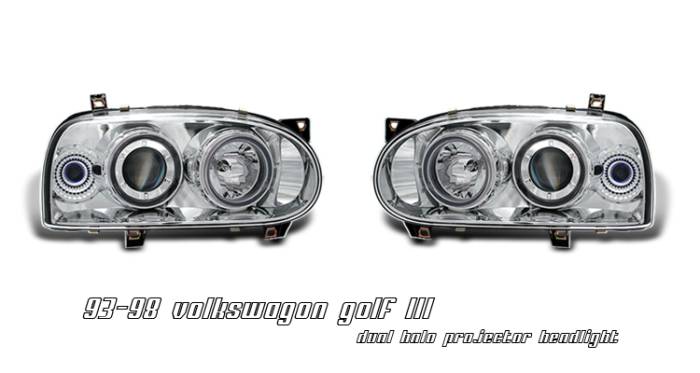 OptionRacing - Volkswagen Golf Option Racing Projector Headlight - 11-45260