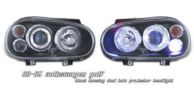 OptionRacing - Volkswagen Golf Option Racing Projector Headlight - 11-45262