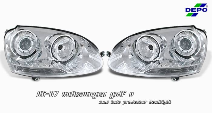 OptionRacing - Volkswagen Golf Option Racing Projector Headlight - 11-45265