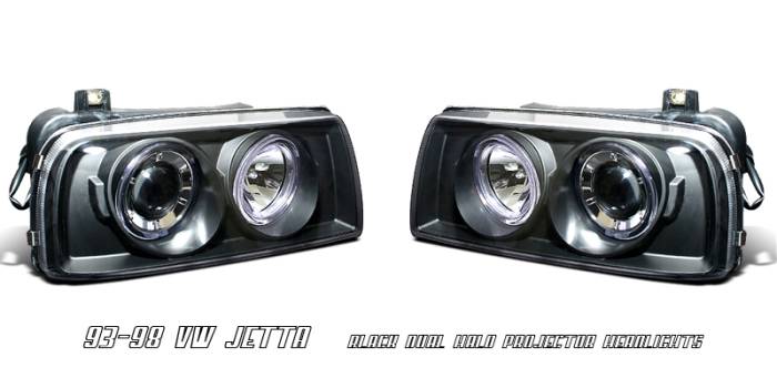 OptionRacing - Volkswagen Jetta Option Racing Projector Headlight - 11-45266