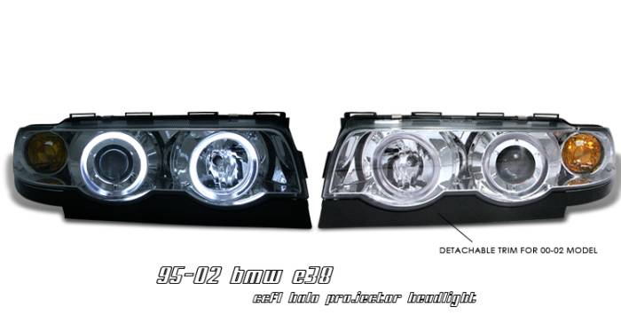 OptionRacing - BMW 7 Series Option Racing CCFL Projector Headlight - 12-12108