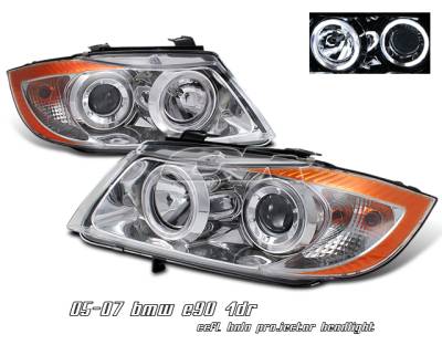 OptionRacing - BMW 3 Series Option Racing CCFL Projector Headlight - 12-12117