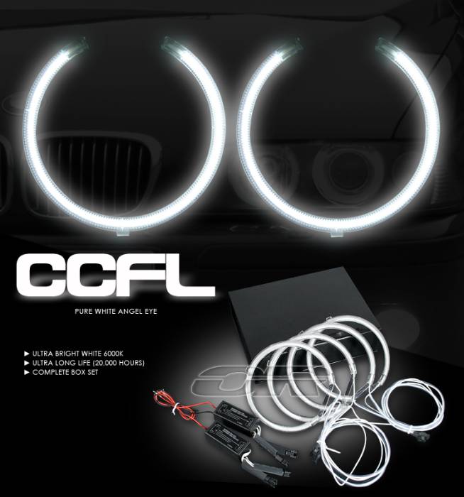 OptionRacing - BMW 5 Series Option Racing CCFL Halo Ring for Headlights - 13-12103