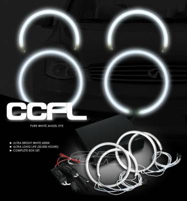 OptionRacing - Infiniti G35 Option Racing CCFL Halo Ring - White CCFL Halo Ring - 13-23116