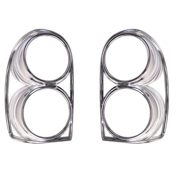 Omix - Omix Tail Light Trim Cover - Chrome - Pair - 13310-31