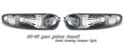 OptionRacing - GMC Yukon Option Racing Bumper Light - Black Housing - 16-19140