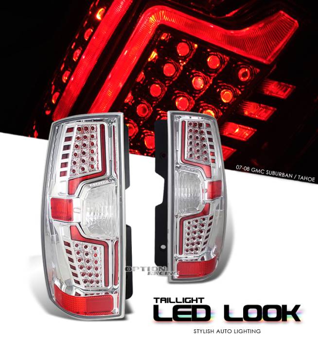 OptionRacing - Chevrolet Suburban Option Racing LED Look Taillight - 17-15145