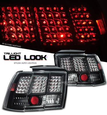OptionRacing - Ford Mustang Option Racing LED Look Taillight - 17-18228