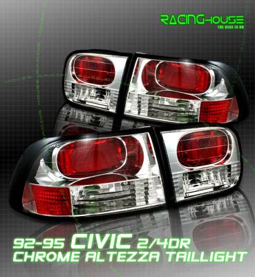 Option - Chrome Euro Clear Altezza Taillights 17-20257